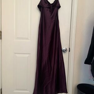 Elegant Purple Evening Gown